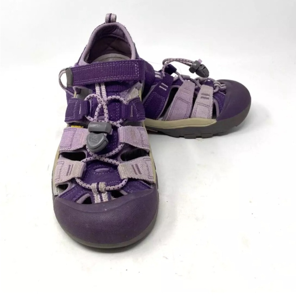 Keen Newport H2 Youth Kids Girls Purple Size 2 Water Closed Toe Sandals Shoes